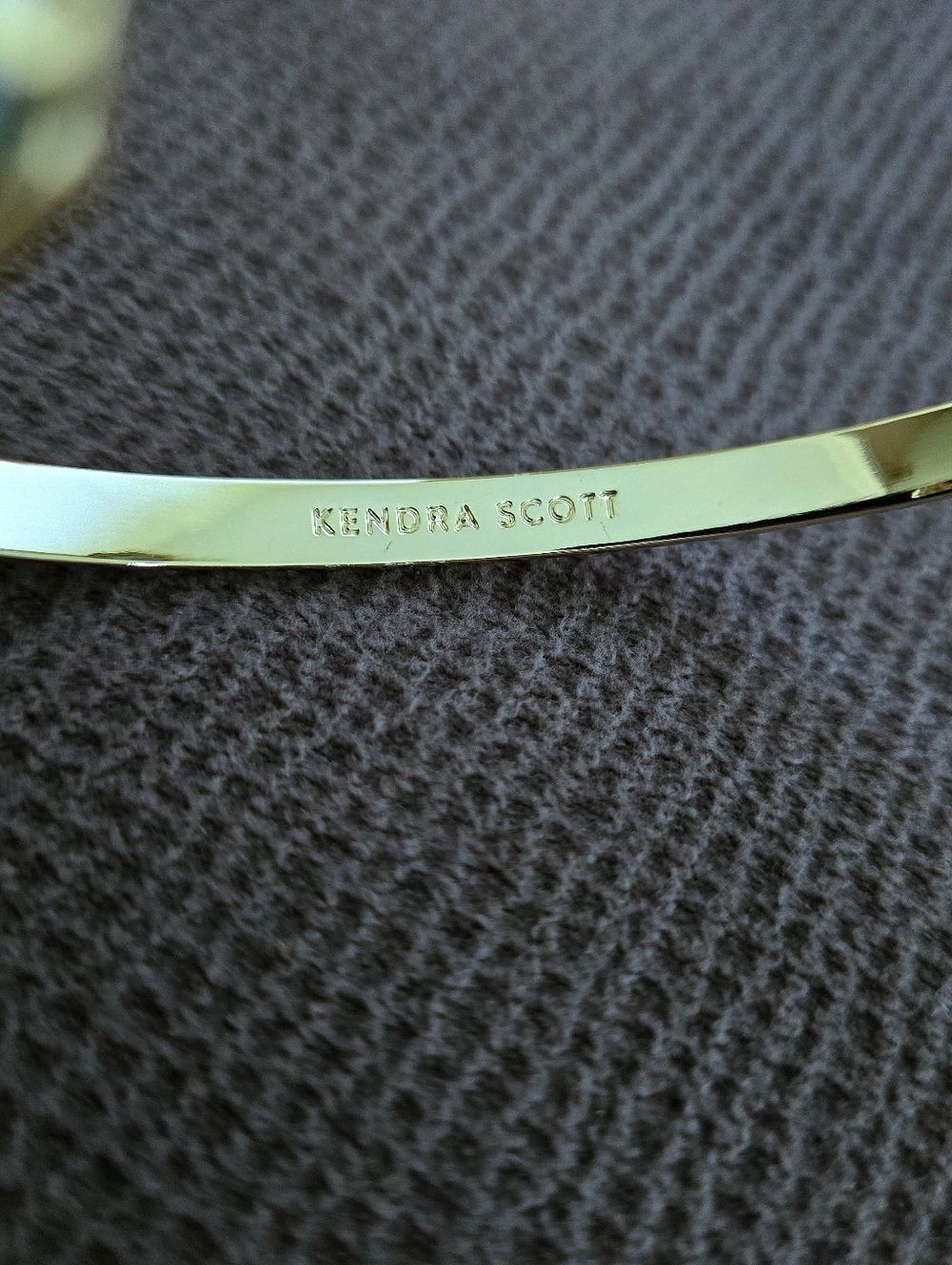 Kendra Scott Gold💛 "Elton" Cuff Bracelet with Amazonite Stones - NWT - Picture 8 of 16